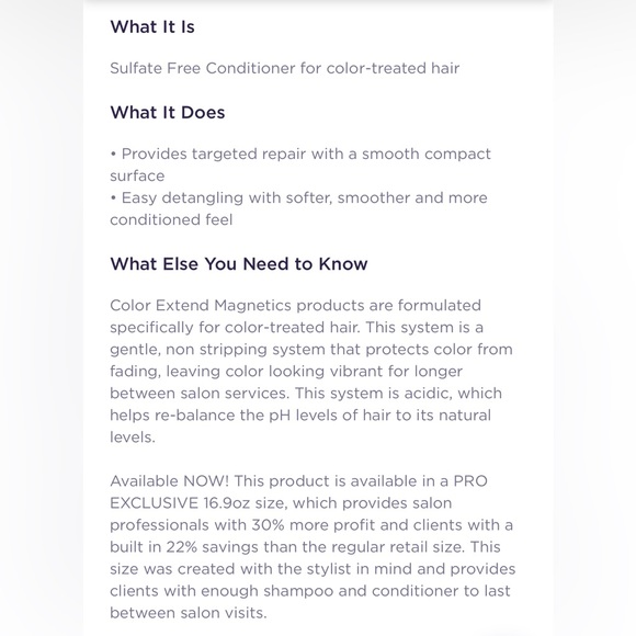 Redken Color Magnetics Conditioner NEW - Picture 2 of 2